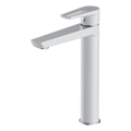 Cersanit S951-355 - Robinet de lavabo MILLE 27 cm blanc + bonde