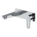 Cersanit S951-357 - Robinet de baignoire pour une installation encastrée MILLE chrome brillant + bonde
