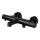Cersanit S951-566 - Robinet thermostatique de baignoire ZEN noir