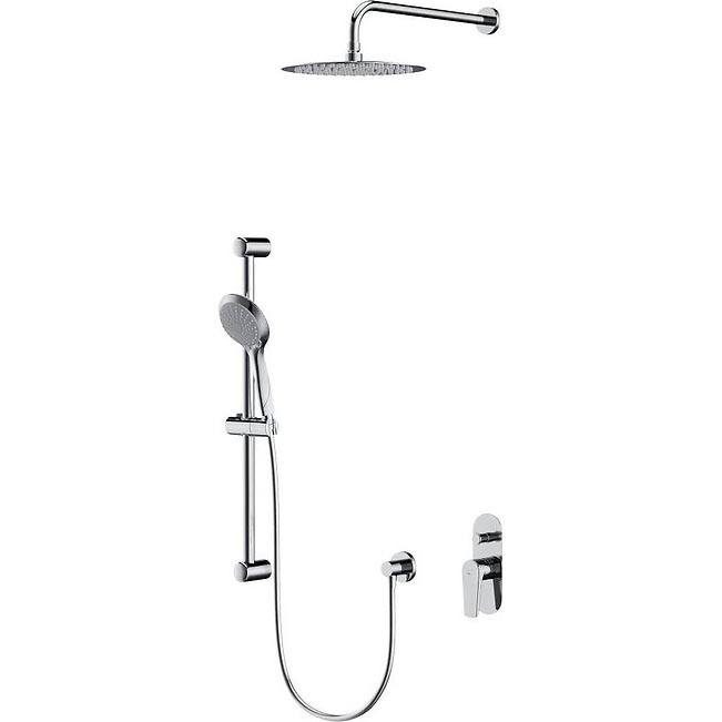 Cersanit S952-011 - Colonne de douche avec robinetterie encastrée MODUO chrome brillant