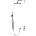 Cersanit S952-011 - Ensemble de douche avec robinet encastré MODUO chrome brillant