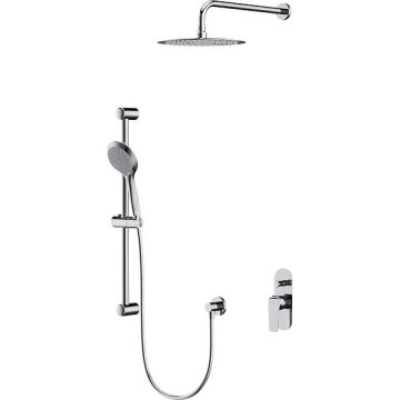 Cersanit S952-014 - Colonne de douche avec robinetterie encastrée CITY chrome brillant