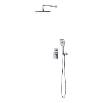 Cersanit S952-029 - Colonne de douche avec robinetterie encastrée LARGA chrome brillant