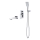 Cersanit S952-039 - Set de baignoire avec robinet encastré LARGA chrome brillant