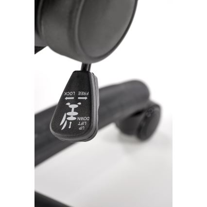 Chaise de bureau BOB noire/grise