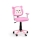 Chaise de bureau CAT rose