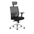 Chaise de bureau ELMIR noire/grise