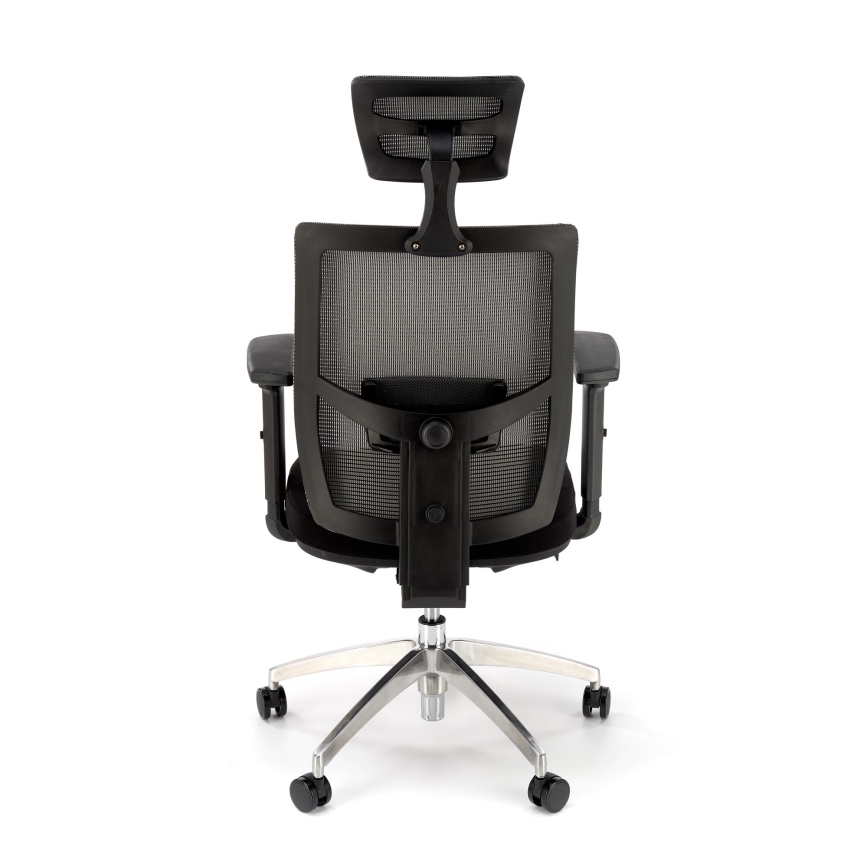 Chaise de bureau ELMIR noire/grise