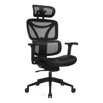 Chaise de bureau ergonomique LEVANO noir