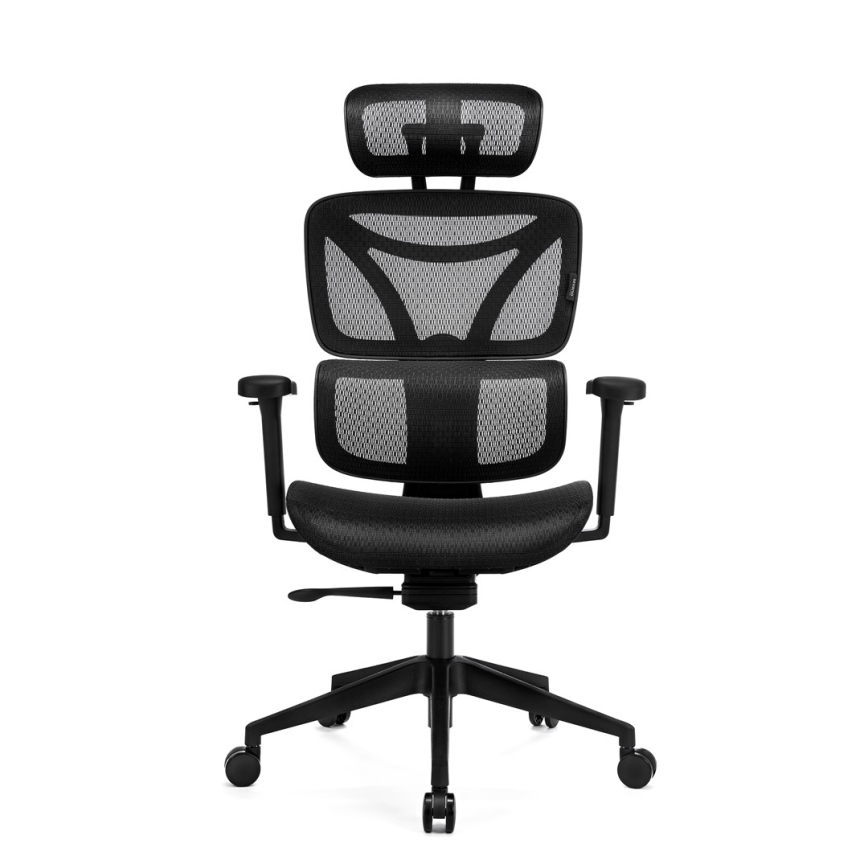 Chaise de bureau ergonomique LEVANO noir