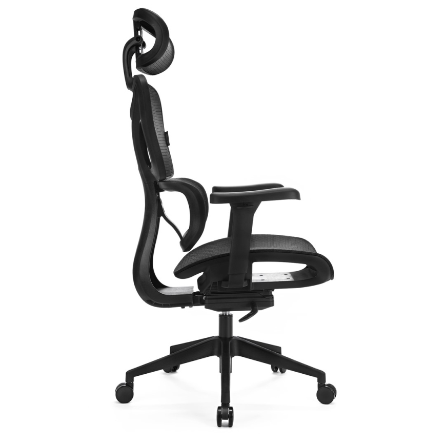 Chaise de bureau ergonomique LEVANO noir