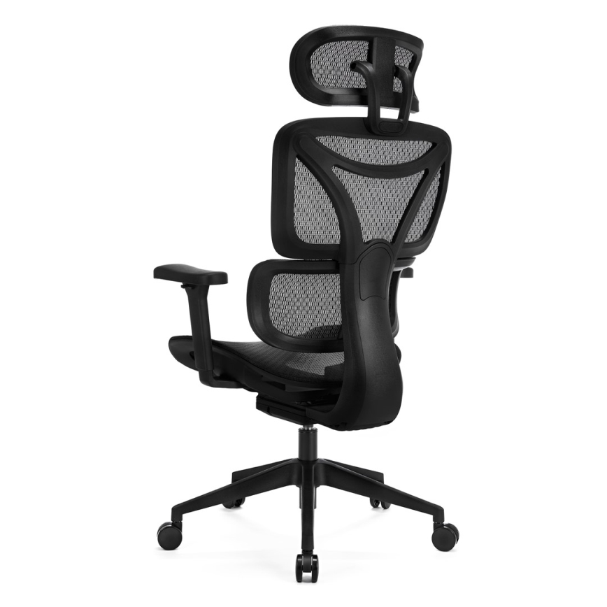 Chaise de bureau ergonomique LEVANO noir