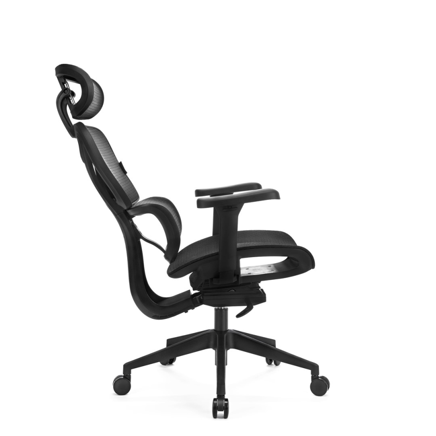 Chaise de bureau ergonomique LEVANO noir
