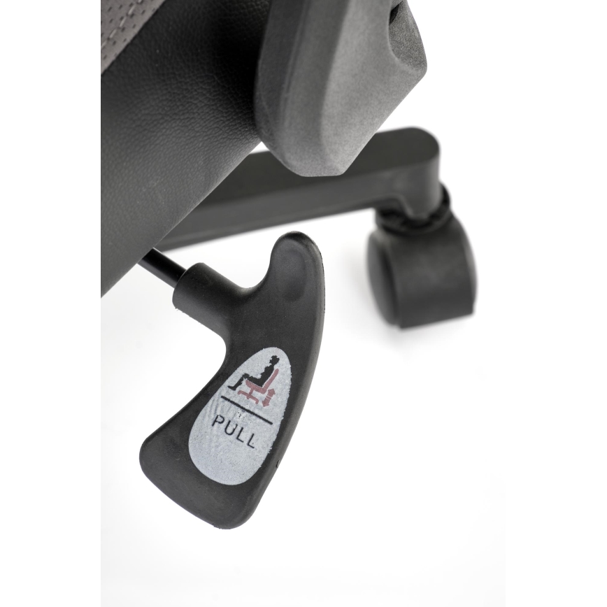 Chaise de bureau HIRU grise/noire