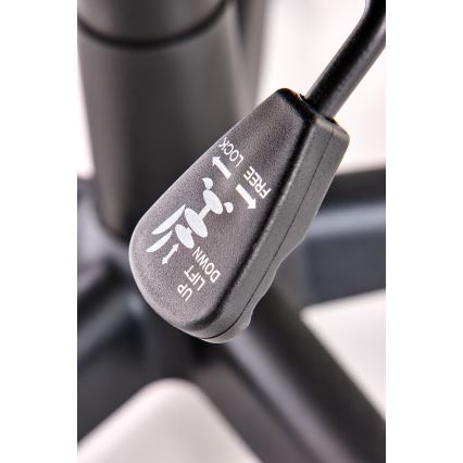 Chaise de bureau KENU noire/rouge