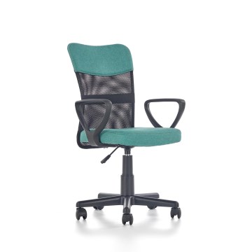 Chaise de bureau LIRI turquoise