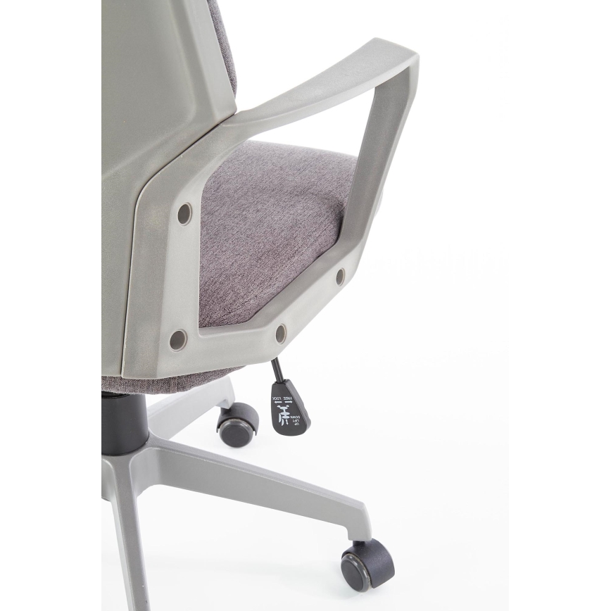 Chaise de bureau LONA blanche/gris clair