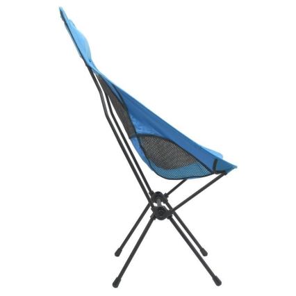 Chaise de camping pliable bleu 105 cm