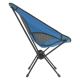 Chaise de camping pliable bleu 63 cm