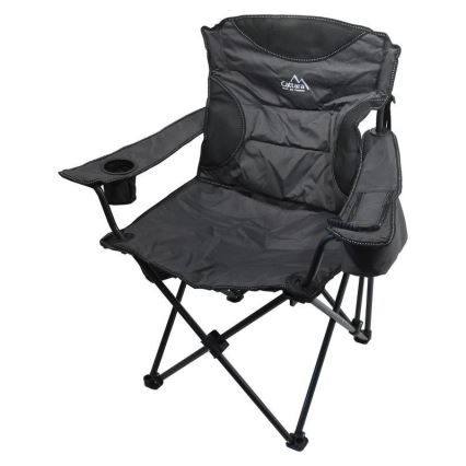 Chaise de camping pliable gris