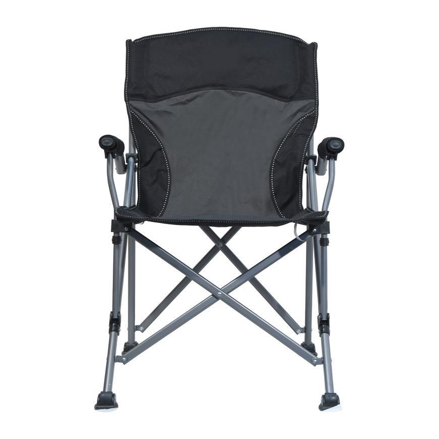 Chaise de camping pliable noire