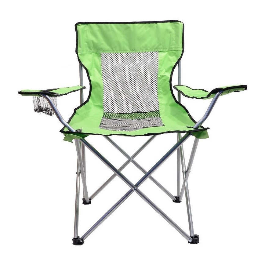 Chaise de camping pliable vert