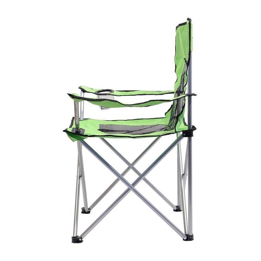 Chaise de camping pliable vert