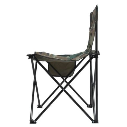 Chaise de camping pliante camouflage