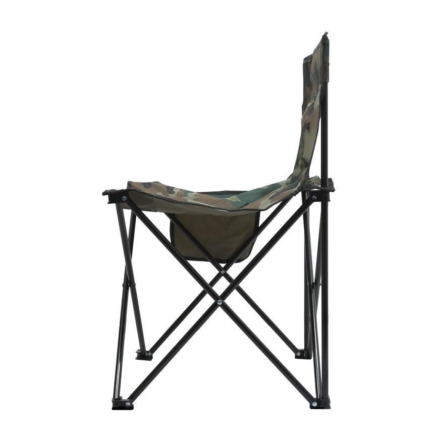 Chaise de camping pliante camouflage