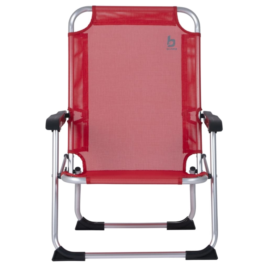 Chaise de camping pliante rouge