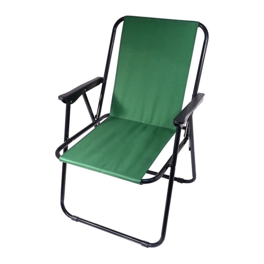 Chaise de camping pliante vert