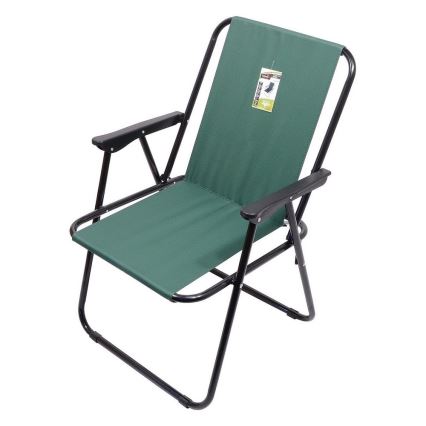 Chaise de camping pliante vert