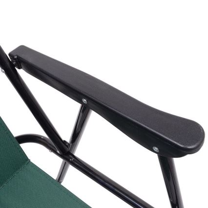 Chaise de camping pliante vert