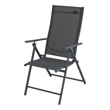 Chaise de jardin pliante grise