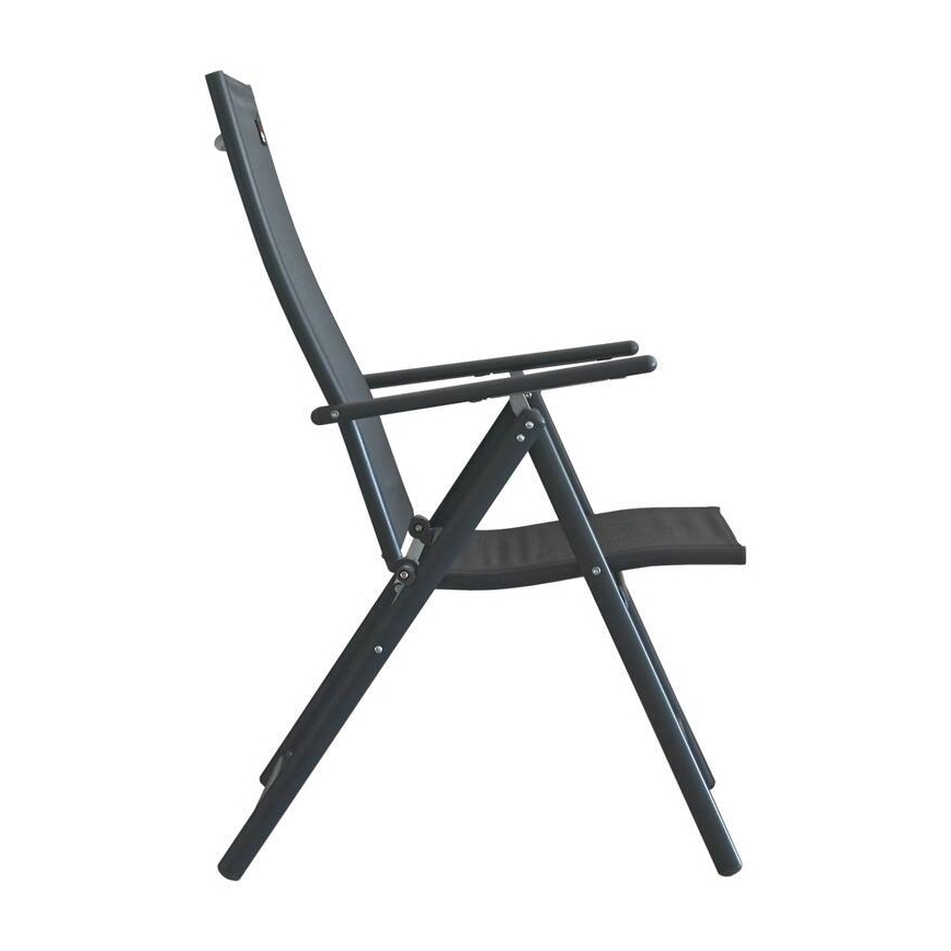 Chaise de jardin pliante grise