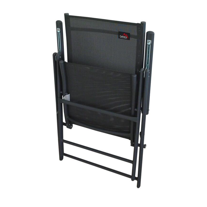 Chaise de jardin pliante grise