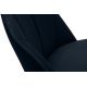 Chaise de repas BAKERI 86x48 cm bleu foncé/chêne clair