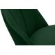 Chaise de repas BAKERI 86x48 cm vert foncé/chêne clair