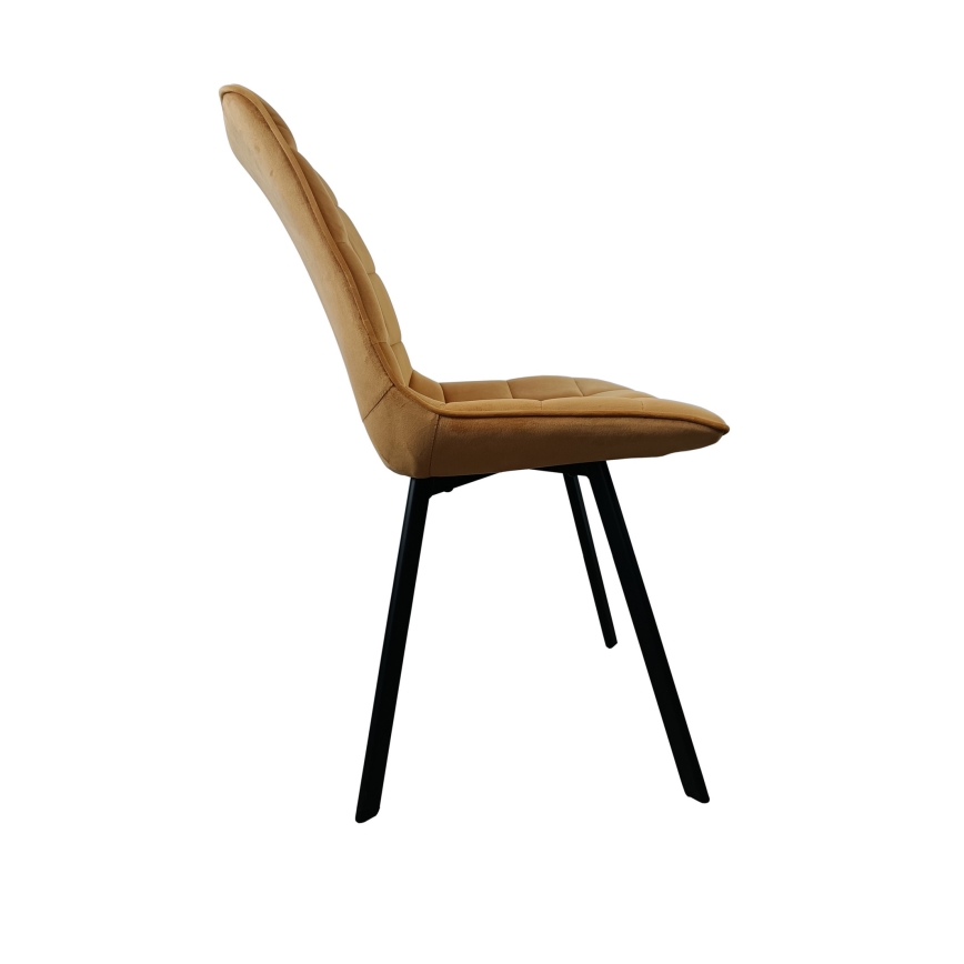 Chaise de salle à manger ADINA jaune