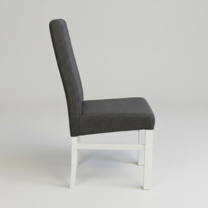 Chaise de salle à manger ALISON gris/blanc