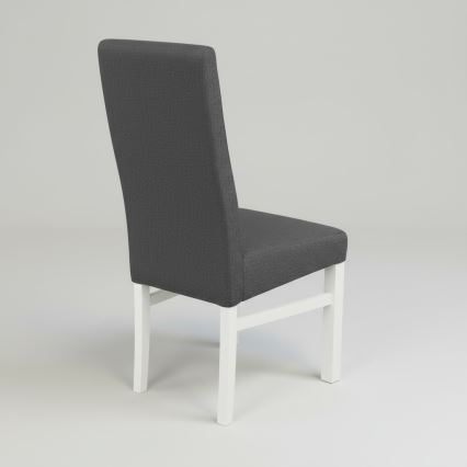 Chaise de salle à manger ALISON gris/blanc