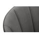 Chaise de salle à manger BAKERI 86x48 cm gris/chêne clair