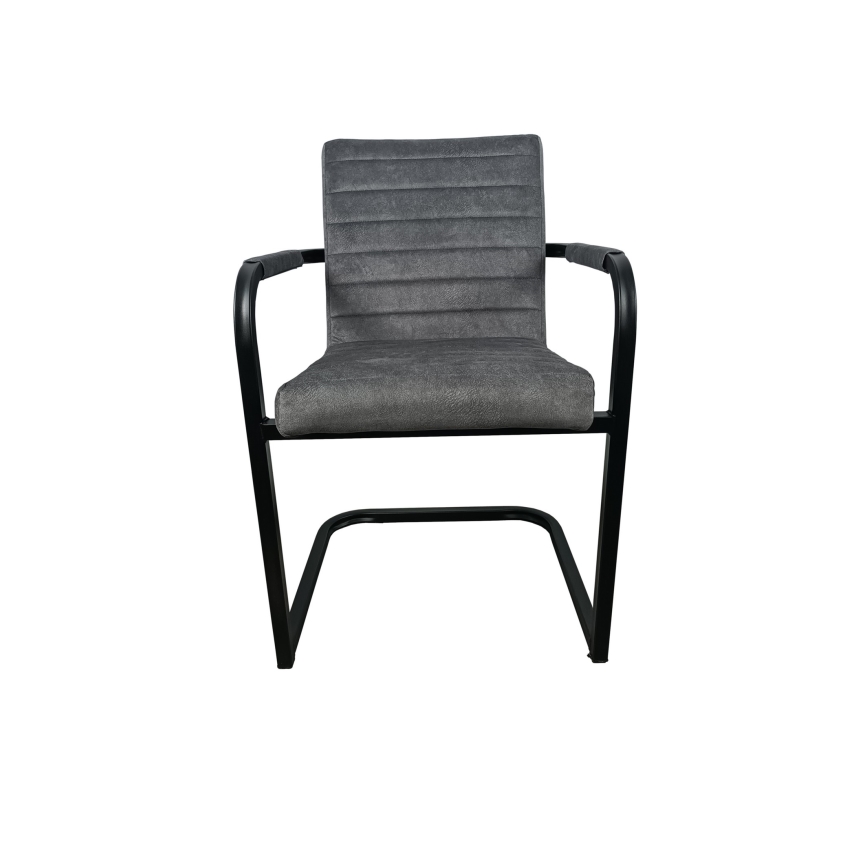 Chaise de salle à manger BART grise