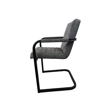 Chaise de salle à manger BART grise