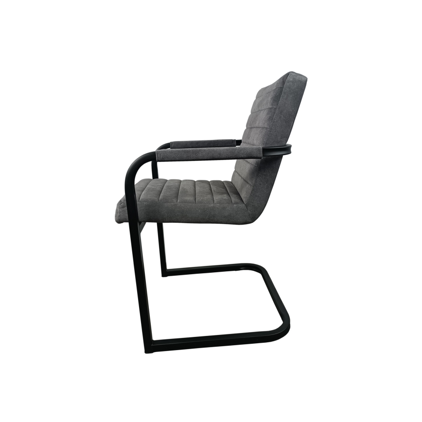 Chaise de salle à manger BART grise