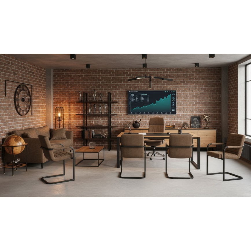 Chaise de salle à manger BART marron