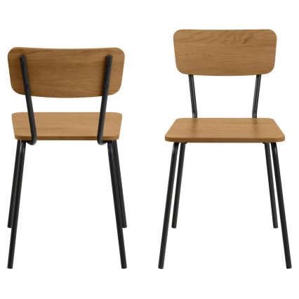 Chaise de salle à manger CARYS, 1 pièce, chêne