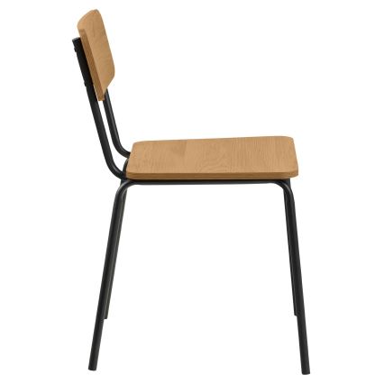 Chaise de salle à manger CARYS, 1 pièce, chêne