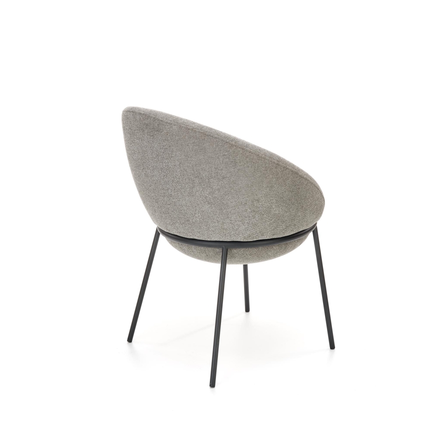 Chaise de salle à manger COBRE 1 pièce grise