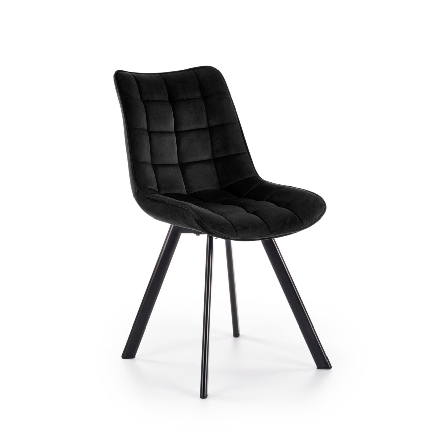 Chaise de salle à manger COMORO, 1 pièce, noire
